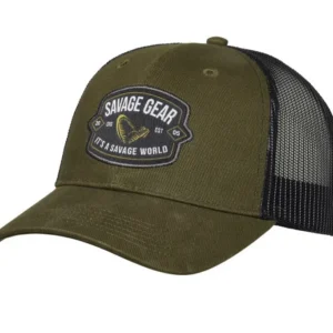 Badge Trucker Cap Green