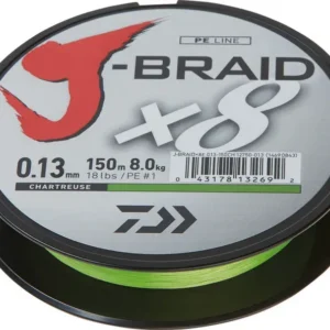 Daiwa J Braid X8 Grand 135m - Chartreuse